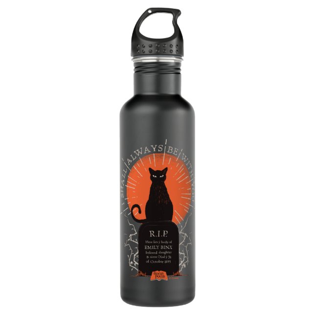 Hocus Pocus Thackery Binx Always With You Stainless Steel Water Bottle (Front)