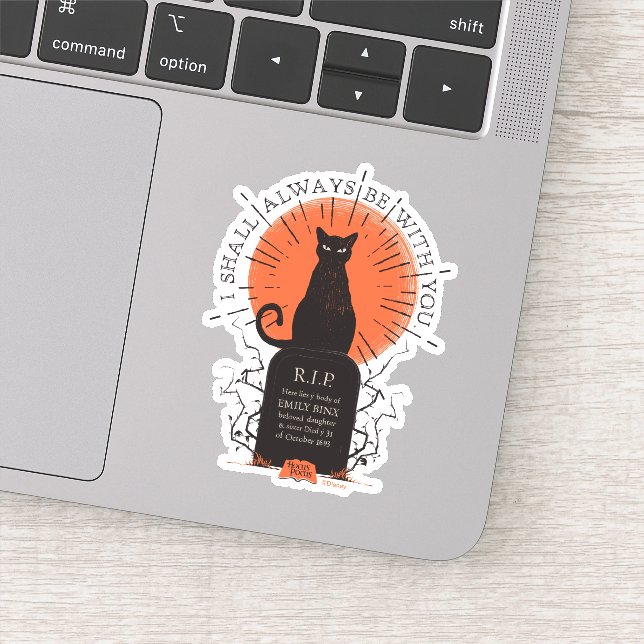 Hocus Pocus Thackery Binx Always With You Sticker (Detail)