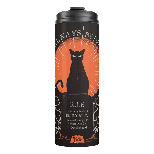 Hocus Pocus Thackery Binx Always With You Thermal Tumbler (Front)