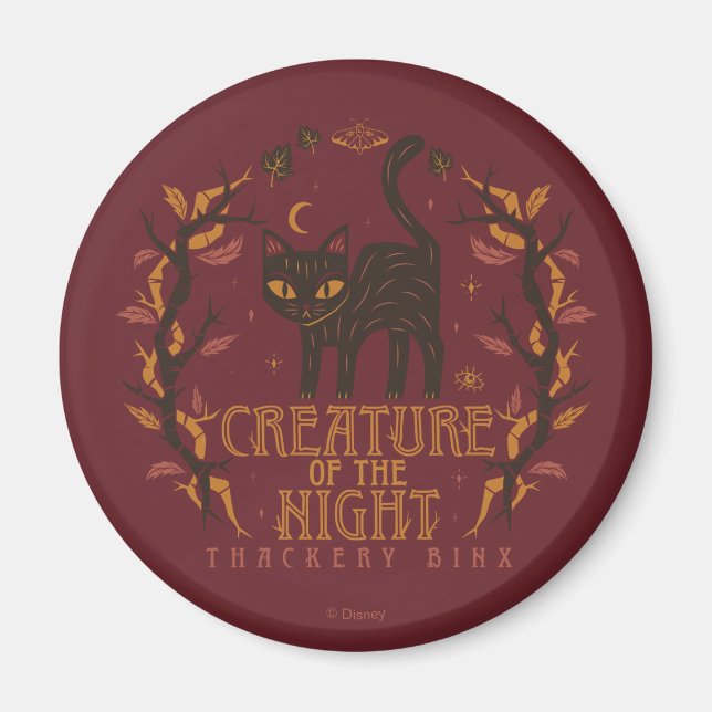 Hocus Pocus Thackery Binx Night Magic Magnet (Front)