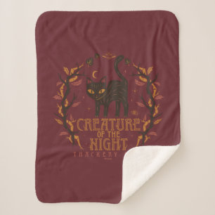 Hocus Pocus Thackery Binx Night Magic Sherpa Blanket