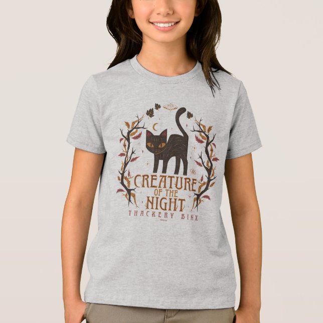 Hocus Pocus Thackery Binx Night Magic Tri-Blend Shirt (Front)