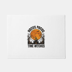Hocus Pocus Time Witches Vintage Halloween Shirt D Doormat