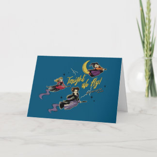 Hocus Pocus Tonight We Fly Broom Squad Card