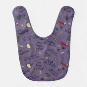 Hocus Pocus Trouble is Brewing Pattern Baby Bib
