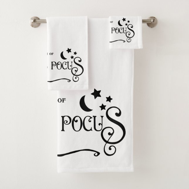 Hocus Pocus Whimsy – Ride the Spellbound Breeze Bath Towel Set (Insitu)