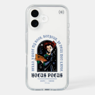 Hocus Pocus Winifred’s Book of Spells iPhone 16 Case