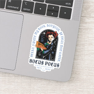 Hocus Pocus Winifred’s Book of Spells Sticker
