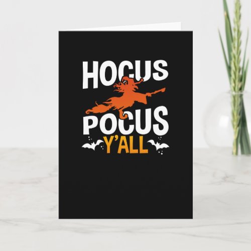 Hocus pocus witch card