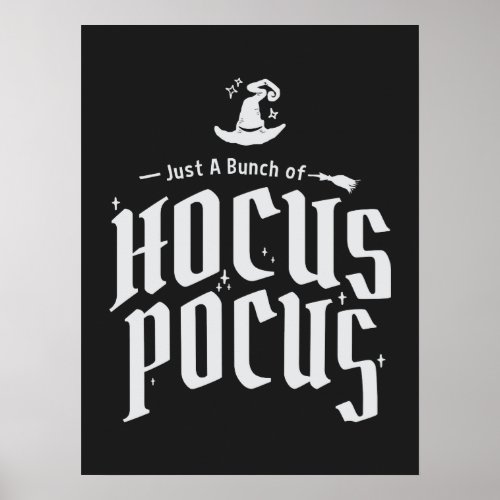 Hocus Pocus Witch Funny Halloween Poster