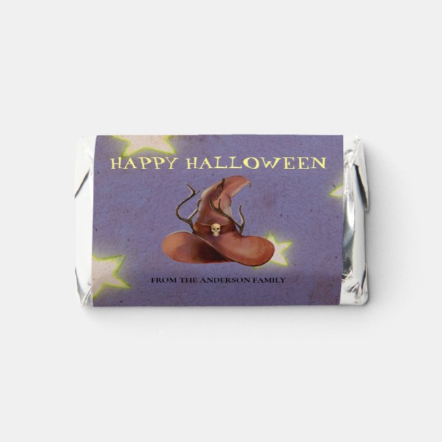 Hocus Pocus Witch Hat Spooky Happy Halloween Hershey's Miniatures (Front)