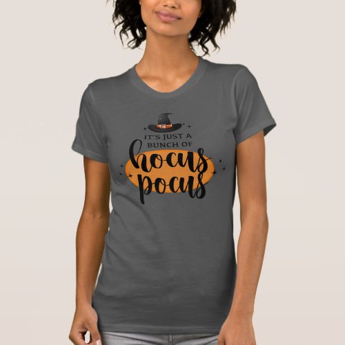 Hocus Pocus Witchs Hat Womens Halloween  T_Shirt