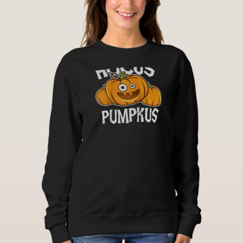 Hocus Pumpkus Pocus Halloween Spooky Pumpkin  Paro Sweatshirt