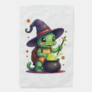 Hocus Shellcus Turtle Garden Flag