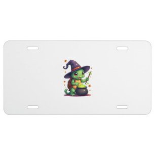 Hocus Shellcus Turtle License Plate
