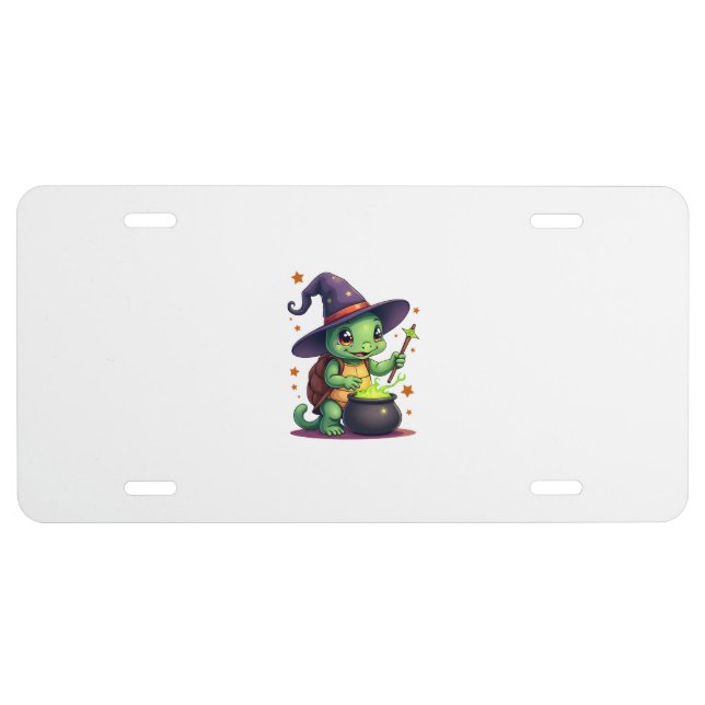 Hocus Shellcus Turtle License Plate (Front)