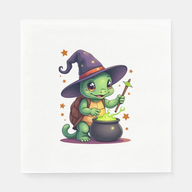 Hocus Shellcus Turtle Napkins (Front)