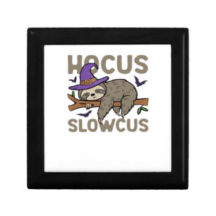 Hocus Slowcus Funny Halloween Sloth Classic T-Shir Gift Box