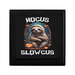 Hocus Slowcus Sloth lovers Halloween costume tee E Gift Box