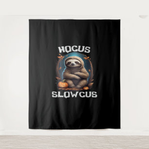 Hocus Slowcus Sloth lovers Halloween costume tee E Tapestry
