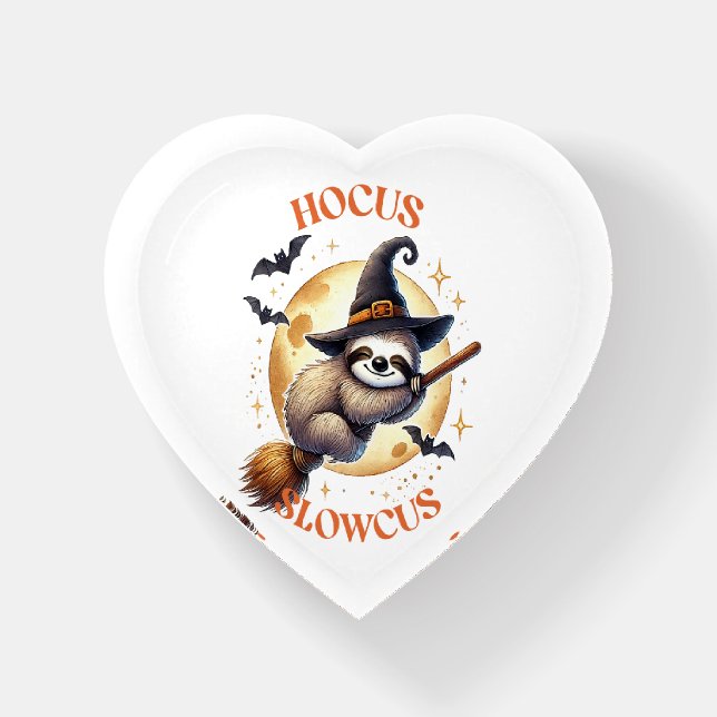 Hocus Slowcus Witch Sloth Paperweight (Front)