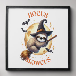 Hocus Slowcus Witch Sloth Peel And Stick Photo Tile