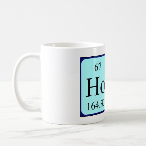 HoD periodic table word mug