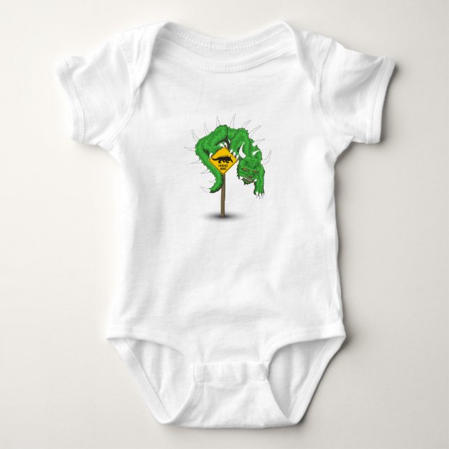 Hodag Crossing Baby Bodysuit (Front)