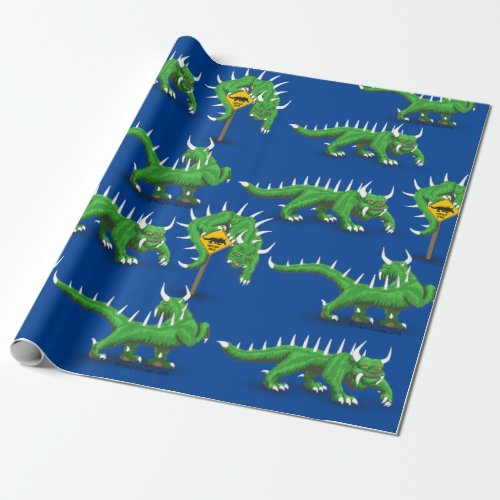 Hodag Crossing Wrapping Paper