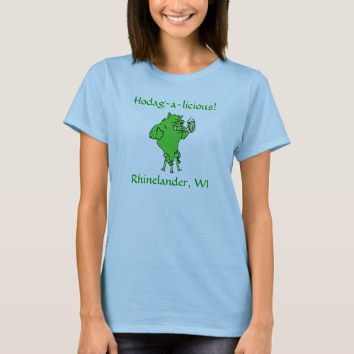 HODAG DESIGN  SHIRTS  RHINELANDER WISCONSIN