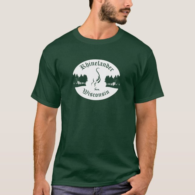 Hodag. Rhinelander, Wisconsin T-Shirt (Front)