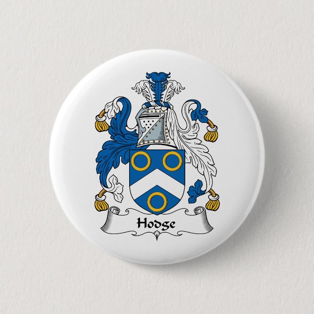 Hodge Family Crest Button (Front)