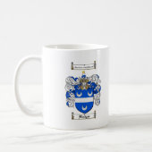HODGES FAMILY CREST -  HODGES COAT OF ARMS COFFEE MUG (Left)