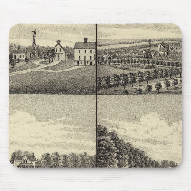 Hodges Home, Nebraska Mouse Pad (Front)