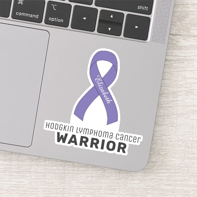 Hodgkin Lymphoma Cancer Vinyl Sticker (Detail)