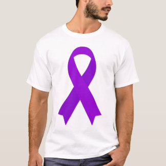 Hodgkin’s Lymphoma Violet Awareness Ribbon TShirt
