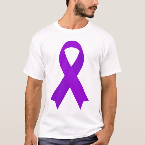  Hodgkins Lymphoma Violet Awareness Ribbon TShirt