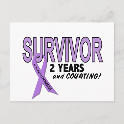 Hodgkins Lymphoma 2 Year Survivor Postcard