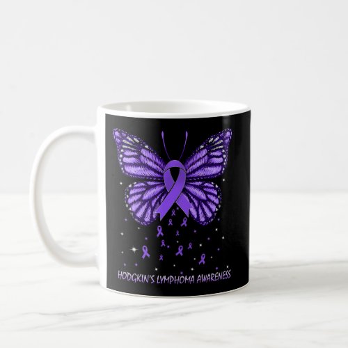 HodgkinS Lymphoma Awareness Butterfly Coffee Mug