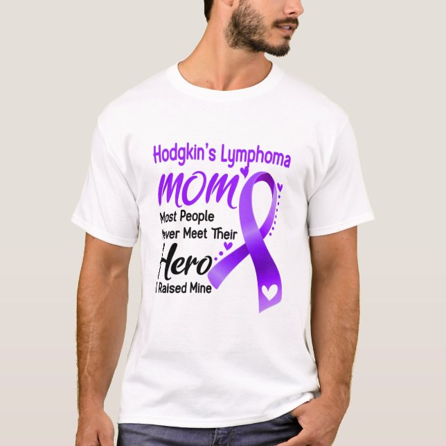 Hodgkin's Lymphoma Awareness Month Ribbon Gifts T-Shirt (Front)