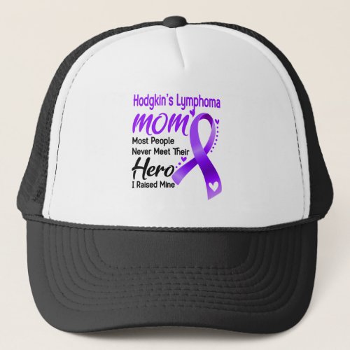Hodgkins Lymphoma Awareness Month Ribbon Gifts Trucker Hat