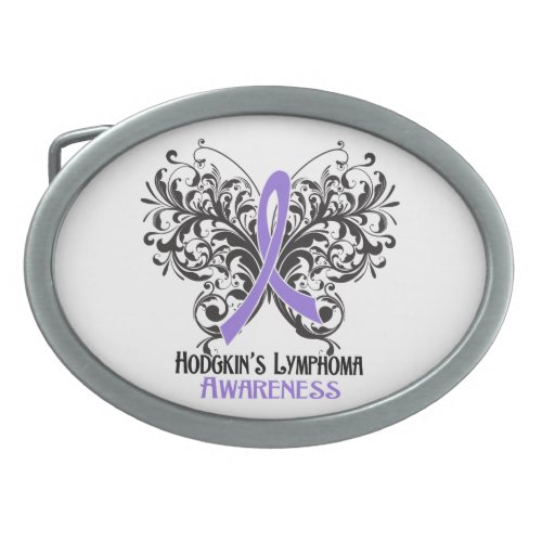 Hodgkins Lymphoma Awareness Oval Belt Buckle