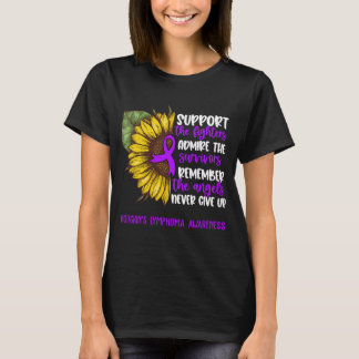 Hodgkin's Lymphoma Awareness Ribbon Support Gifts T-Shirt