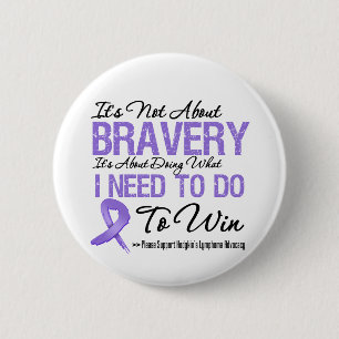 Hodgkins Lymphoma Cancer Battle Button