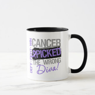 Hodgkins Lymphoma Cancer Picked The Wrong Diva Mug