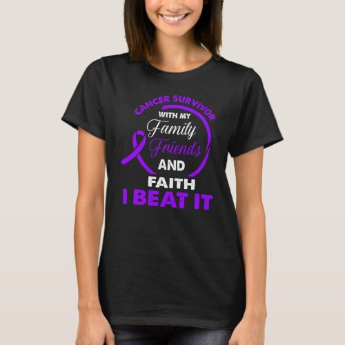 Hodgkins  Lymphoma Cancer Survivor I Beat It T_Shirt