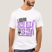 Hodgkins Lymphoma I Wear Violet For My Son 6.2 T-Shirt