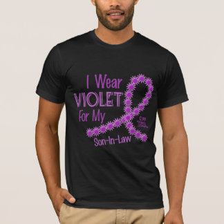 Hodgkins Lymphoma I Wear Violet For My Son-In-Law T-Shirt