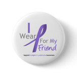 Hodgkin's Lymphoma I Wear Violet Ribbon For Friend