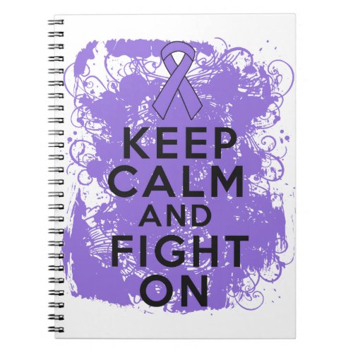 Hodgkins Lymphoma Keep Calm and Fight On Notebook